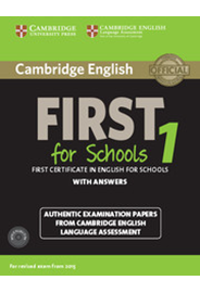Cambridge English First 1 for Schools Student's Book Pack with Answers + CD