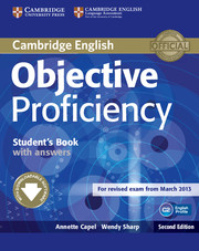Objective Proficiency - Student's Book with answers with DL Software