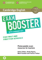 Exam Booster for First and First for Schools with Answer Key & Audio