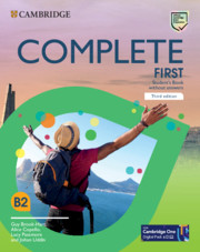 Complete First Student's Book without Answers  + Digital Pack