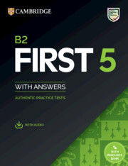 B2 First 5 Student's Book with Answers and Audio with RB