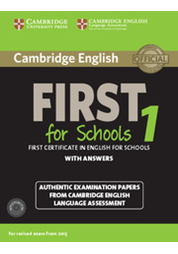 Cambridge English First 1 for Schools Student's Book Pack