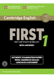 Cambridge English First 1 Student's Book Pack