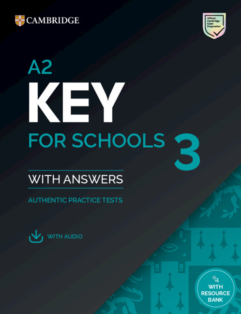 A2 Key for Schools 3 Student's Book with Answers with Audio with RB